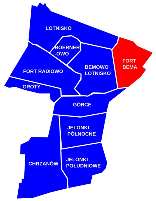 Agencje nieruchomości Warszawa Bemowo Fort Bema - dalej od metra